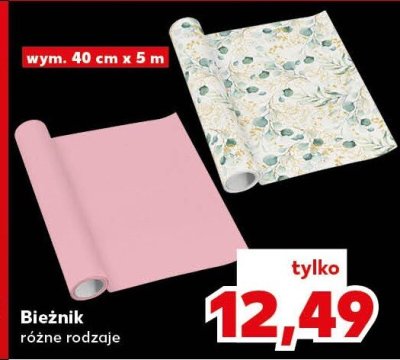 Bieżnik różne rodzaje promocja w Kaufland