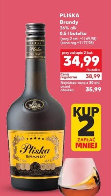 Brandy 0,5 l promocja w Kaufland