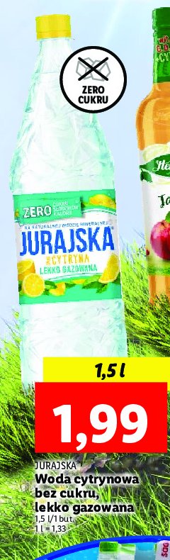 Woda zero cukru cytrynowa Jurajska promocje