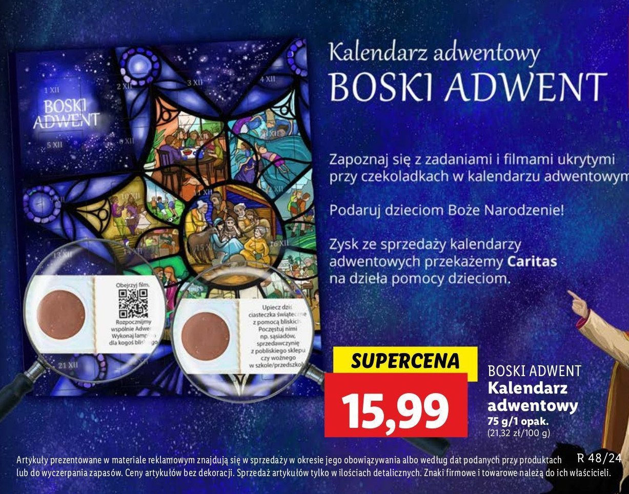 Kalendarz adwentowy boski adwent promocja