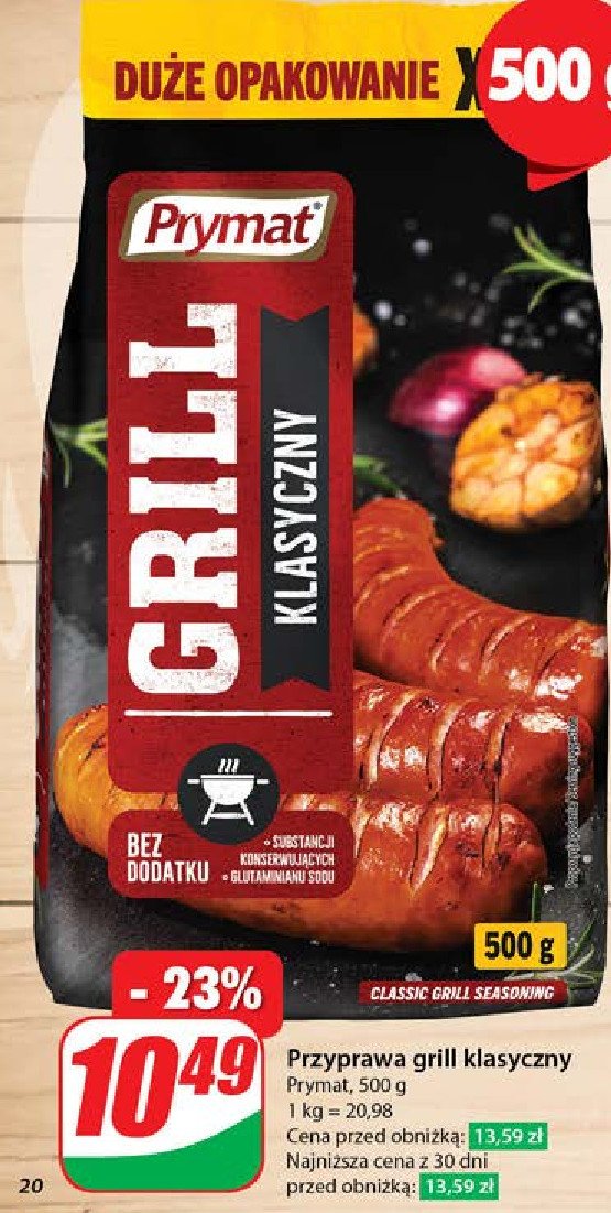 Przyprawa grill klasyczny Prymat promocja w Dino