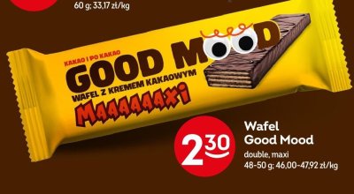 Wafel Good Mood double z kremem kakaowym promocja w Żabka