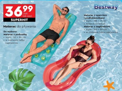 Materac z oparciem 161 x 84 cm Bestway promocja