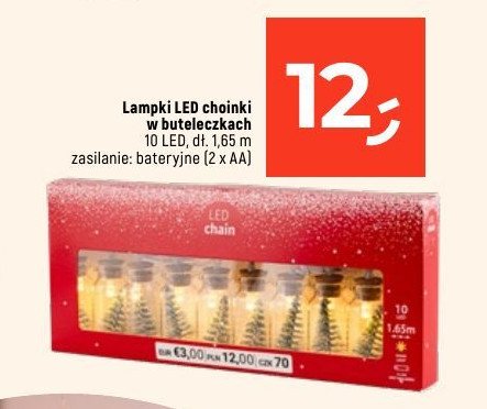 Lampki 10 led choinki promocja