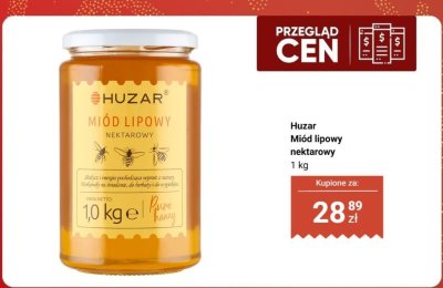 Miód lipowy nektarowy promocja w Biedronka