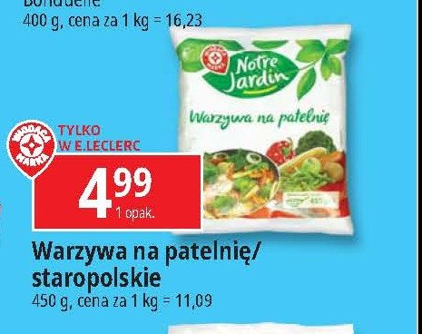 Warzywa na patelnie z ziemniakami Wiodąca marka notre jardin promocja