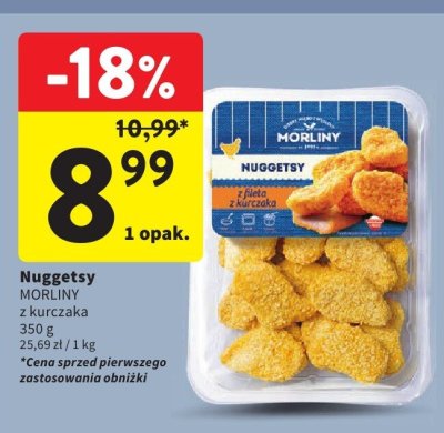 Nuggesty MORLINY z kurczaka promocja w Intermarche