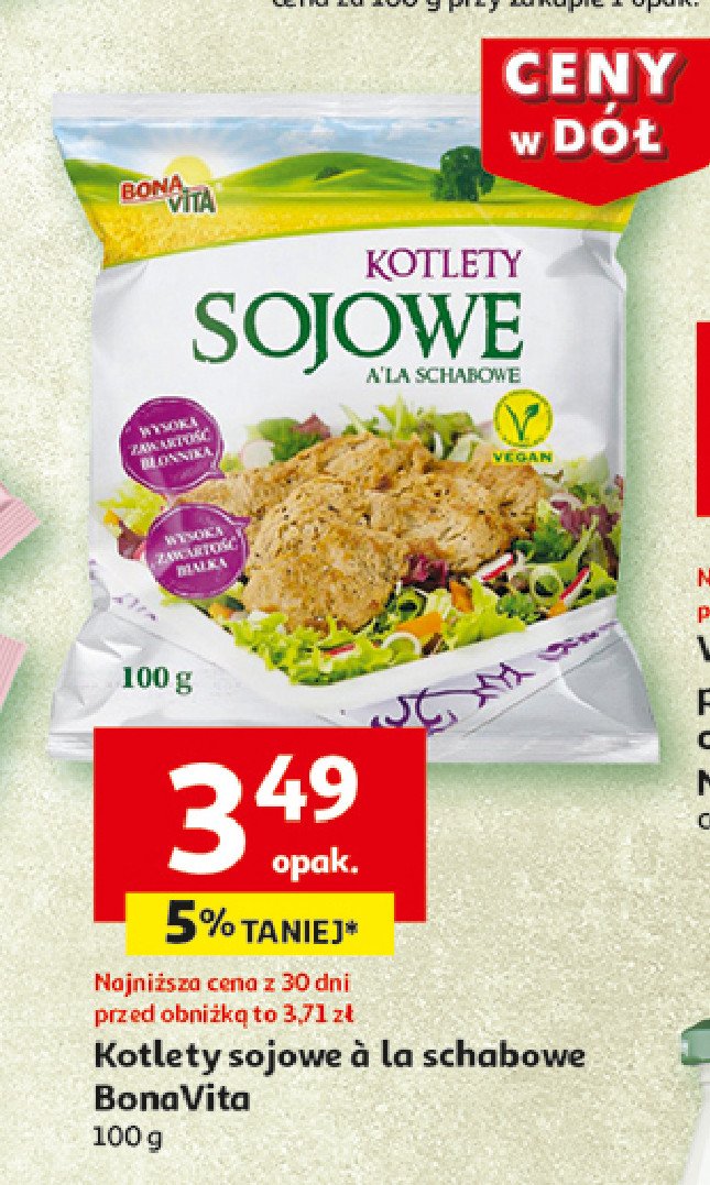 Kotlety sojowe a'la schabowy Bona vita promocja