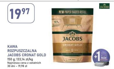 Kawa rozpuszczalna Jacobs Cronat Gold promocja w Stokrotka