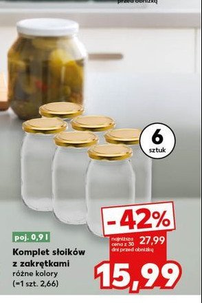 Słoik do przetworów z zakrętką 900 ml promocja