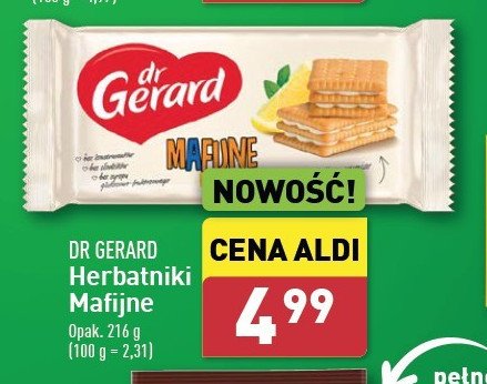 Herbatniki mafijne śmietankowo-cytrynowe Dr gerard promocja