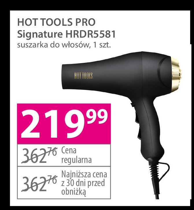Suszarka hrdr5581 Hot tools pro signature promocja