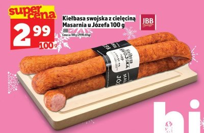 Kiełbasa swojska z cielęciną Masarnia u Józefa JBB promocja w TOPAZ