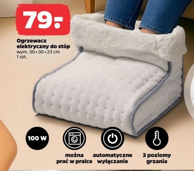 Ogrzewacz elektryczny do stóp promocja w Netto