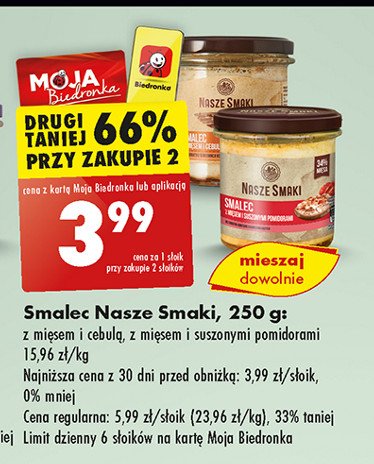 Smalec z mięsem i suszonymi pomidorami Nasze smaki promocja