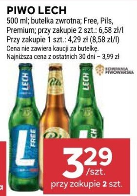 Piwo Lech 500 ml   promocja w Stokrotka
