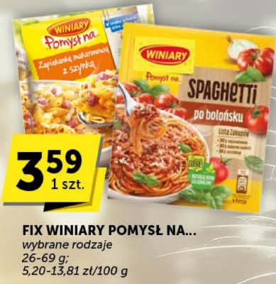 Fix Winiary Pomysł na... promocja w Groszek