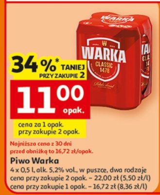 Piwo promocja w Auchan