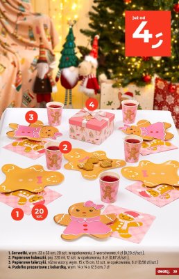 Serwetki 33x33 cm, 20 szt. w opakowaniu, 3-warstwowe promocja w Dealz