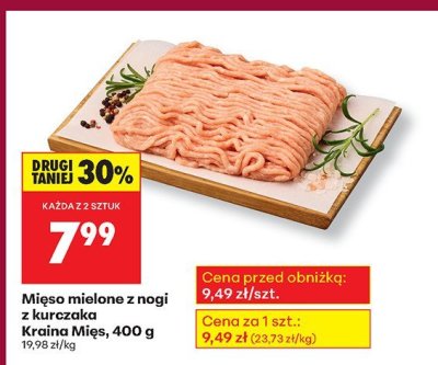 Mięso mielone z nogi z kurczaka promocja w Biedronka