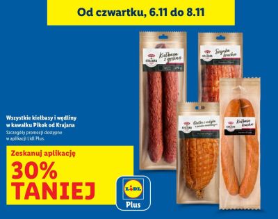 Kiełbasa z gęsiną Pikok od Krajana promocja
