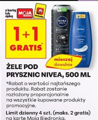 Żel pod prysznic 1+1 GRATIS promocja w Biedronka