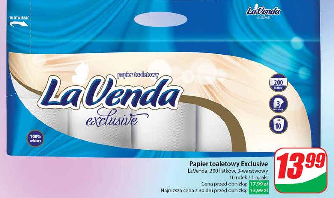 Papier toaletowy exclusive Lavenda promocja