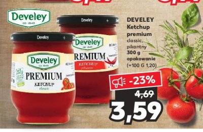 Ketchup premium pikantny Develey promocja