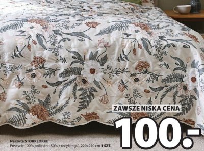 Narzuta STORKLOKKE 220x240 cm promocja w Jysk