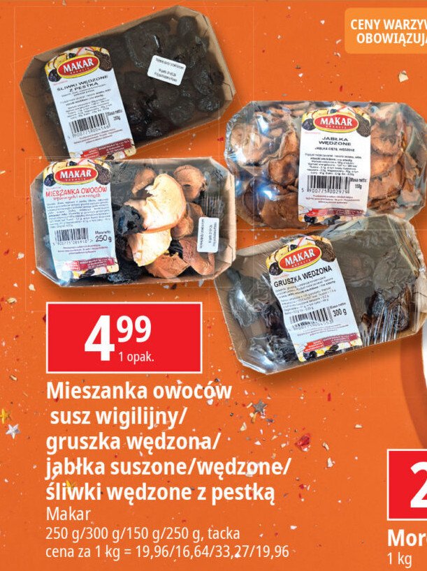 Gruszka wędzona Makar promocja