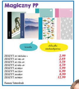 Zeszyt a5 16 k linia magiczny pp Interdruk promocja