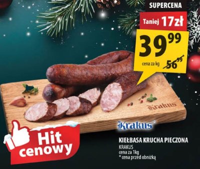 Kiełbasa krucha pieczona Krakus promocja w Arhelan