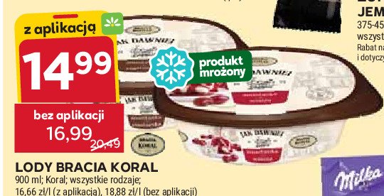Lody czekoladowe z czekolad膮 belgijsk膮 Bracia koral lody jak dawniej promocja
