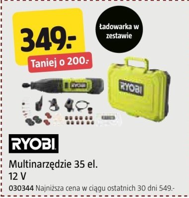 Multinarzędzie RYOBI 35 el. 12 V promocja w Jula