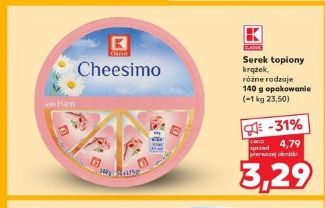 Ser topiony classic K-classic cheesimo promocja