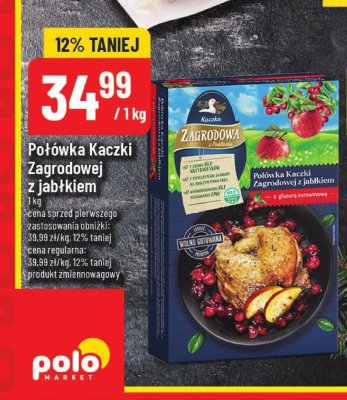 Połówka Kaczki Zagrodowej z jabłkiem promocja w POLOmarket