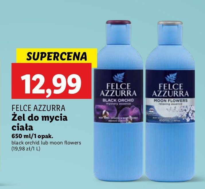 Żel do kąpieli moon flowers Felce azzurra promocja