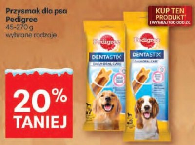 Przysmak dla psa Pedigree Dentastix promocja w Delikatesy Centrum