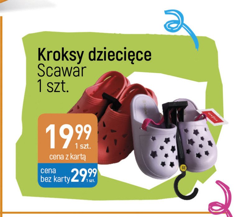 Kroksy dzieci臋ce SCAWAR promocja
