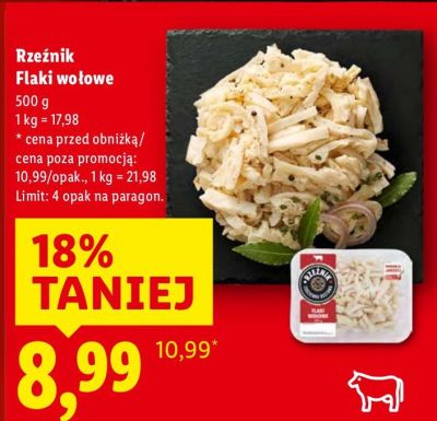 Flaki wołowe 500 g promocja w Lidl