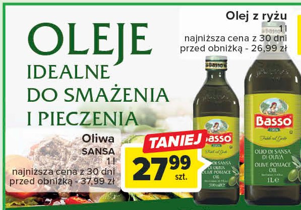 Oliwa z oliwek extra vergine Basso promocja
