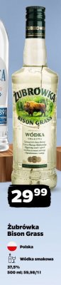 Wódka Żubrówka Bison Grass promocja w Netto