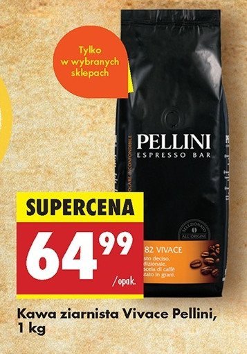 Kawa n'9 cremoso Pellini espresso bar promocja w Biedronka