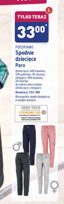 Spodnie dziewczęce jeansowe 122-158 Pocopiano promocja