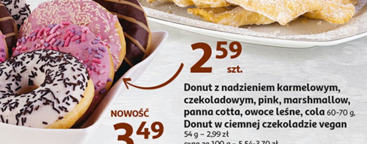 Donut a'la panna cotta promocja