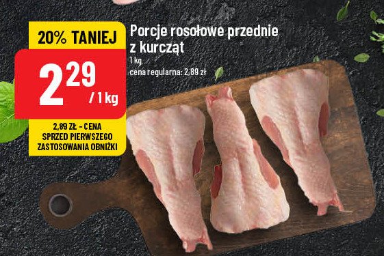 Porcja rosołowa z kurczaka promocja