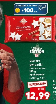 Ciastka gwiazdki cynamonowe Zimtsterne promocja w Kaufland
