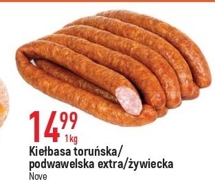 Kiełbasa podwawelska ekstra Nove promocja