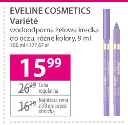 Kredka 偶elowa 05 naked EVELINE VARIETE promocja
