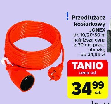 Przedłużacz kosiarkowy 2 x 1mm 20m Jonex promocja